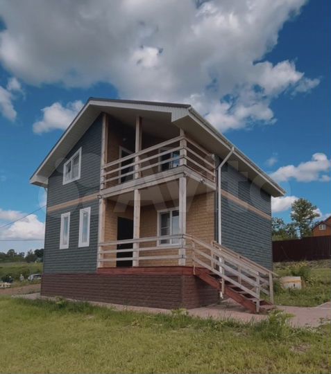 Коттедж 115 м² на участке 10 сот.