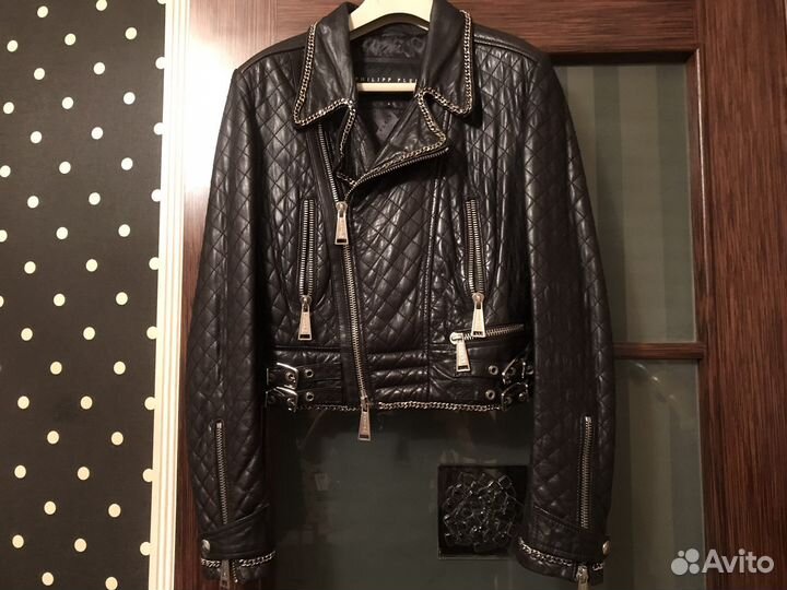 Куртка кожаная Philipp Plein