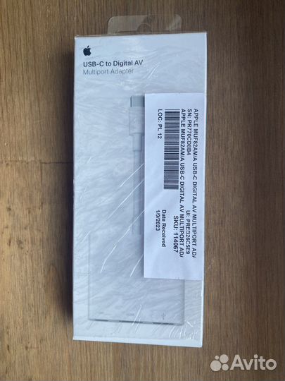 Многопортовый цифровой AV-адаптер USB-C (А2119)