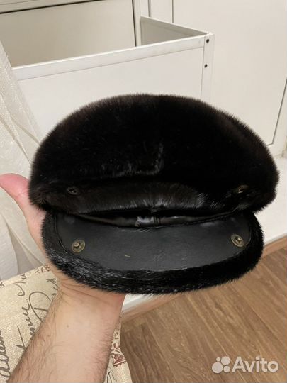 Меховая мужская кепка