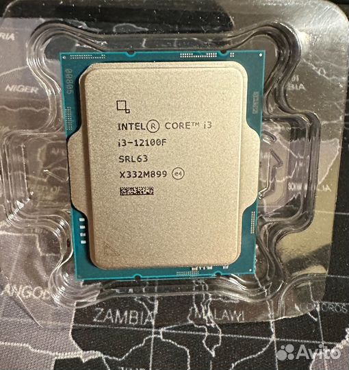 Процессор intel core i3 12100f