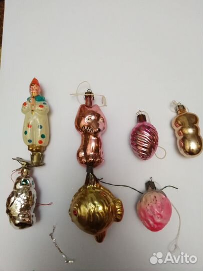 Елочные игрушки СССР