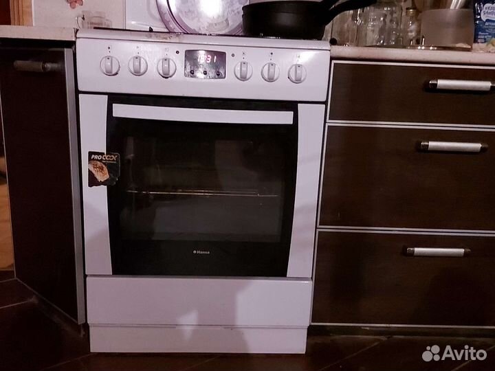 Плита газовая с электрической духовкой hansa