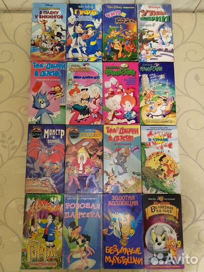 Мультики от еа / октябрь 2023 / видеокассеты / VHS