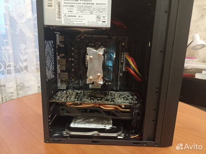 Игровой пк i3 10100f rx580