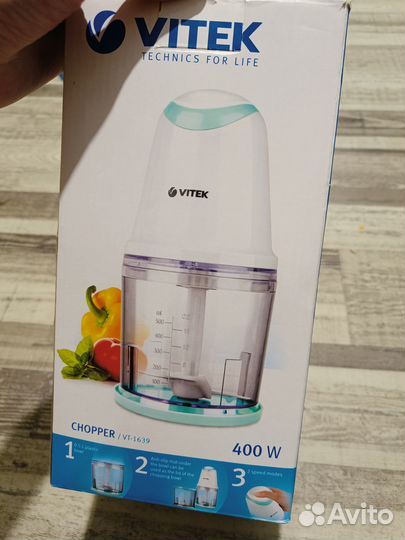 Измельчитель блендер новый vitek