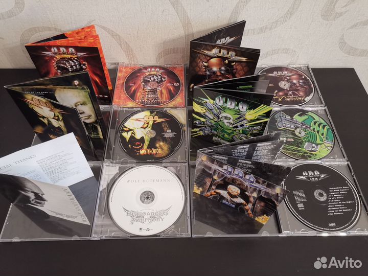 6шт. CD U.D.O. (Accept) Лицензия Fono, цена за все