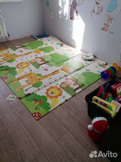 Складной детский коврик