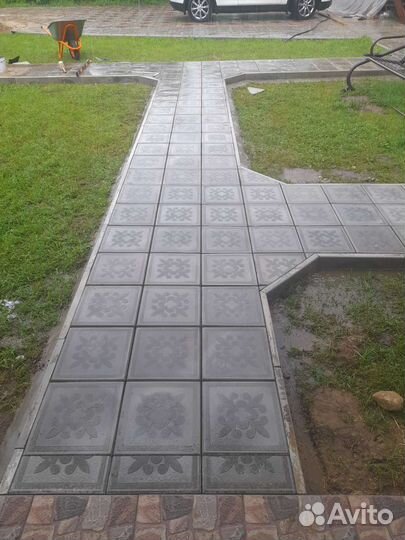 Укладка тротуарной плитки