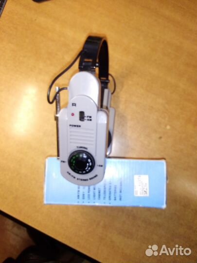 Портативный радиоприёмник наушники