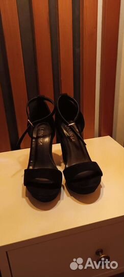 Босоножки женские 37 размер, искусственная замша