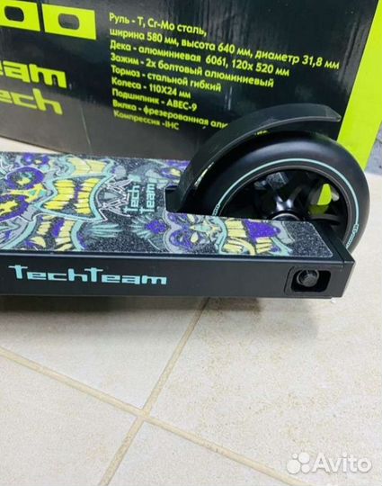 Трюковой самокат Tech Team Voodoo (новый)