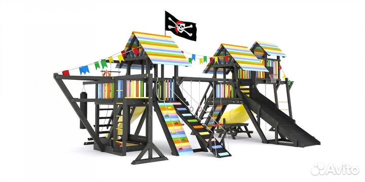 Детский уличный спортивный комплекс для дачи