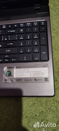 Ноутбук Acer aspire 5750g