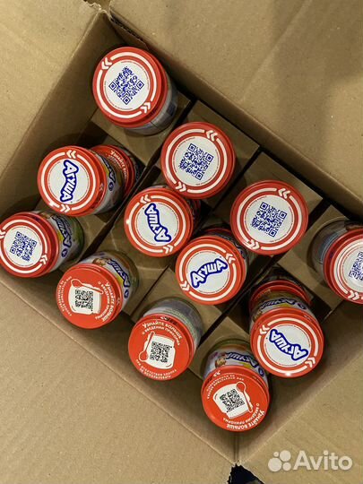 Пюре мясные и овощные