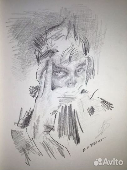 Рисую портрет по фото