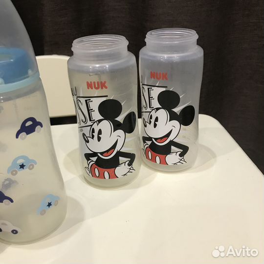 Бутылочки для кормления NUK и соска
