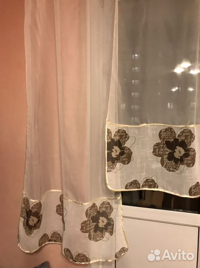 Комплект тюли и штор