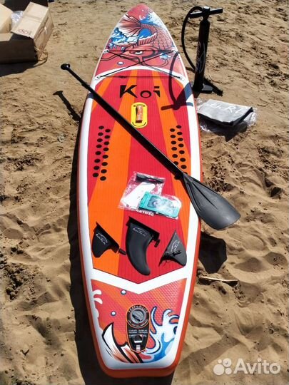 Sup board koi сап борд кой, комплект, три плавника