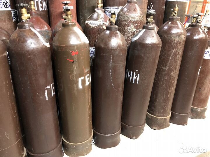 Гелий в баллонах 40л 10л 50л