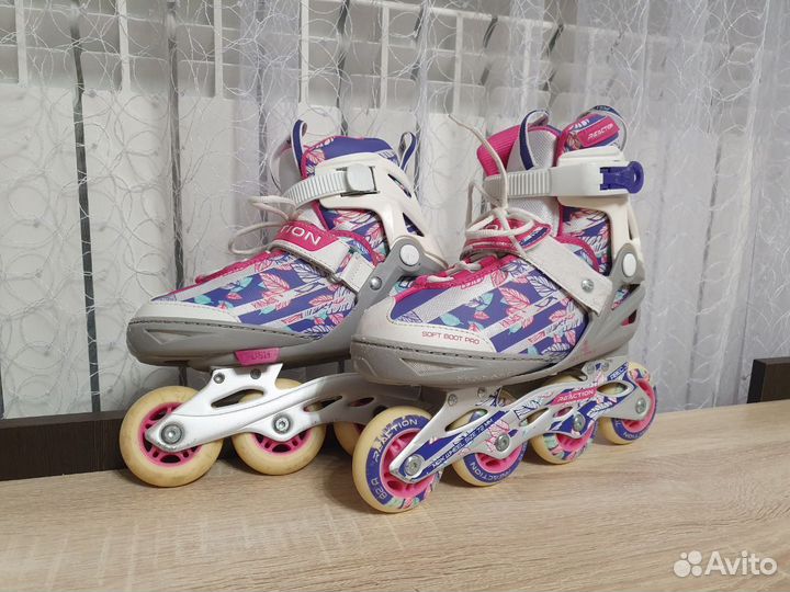 Ролики раздвижные Reaction с защитой. Р 31-36