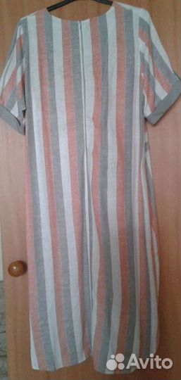 Платье льняное размер.58