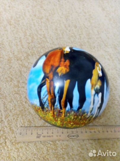 Мячик 15 см с принтом