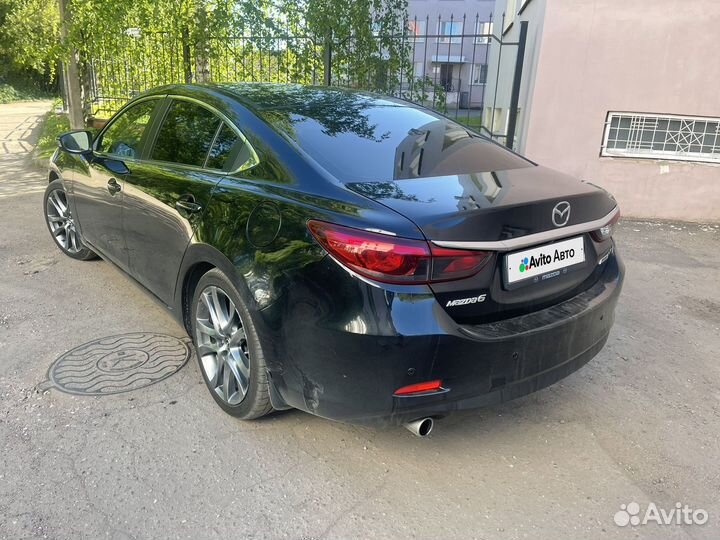 Mazda 6 2.5 AT, 2015, 107 000 км