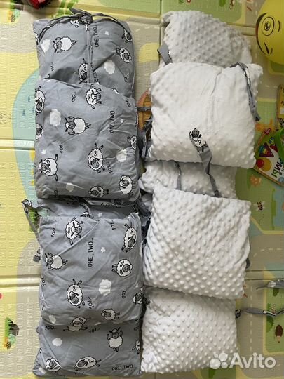 Бортик-подушки в кроватку Amarobaby 12 шт