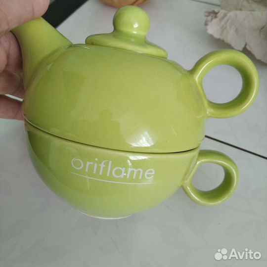 Заварочный чайник+чашка