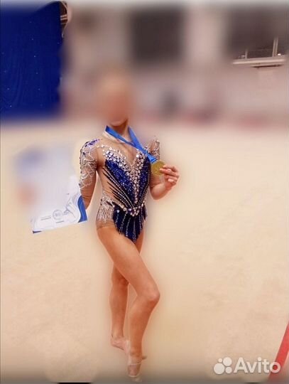 Купальник для художеств. гимнастики. Дуга125-130