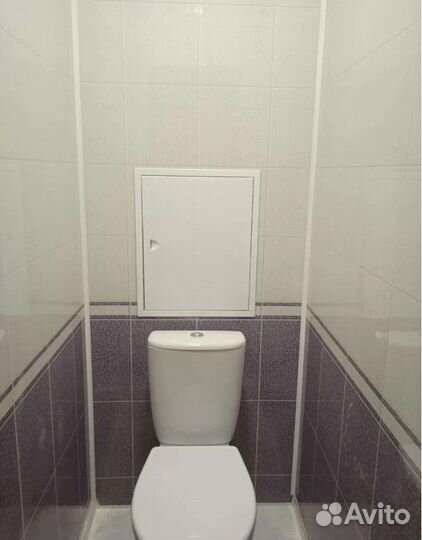 Отделка ванной и туалета пвх панелями.Частник