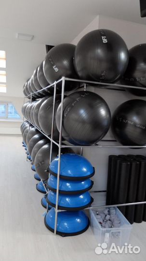 Bosu (Босу полусфера) с эспандерами и насосом GLT