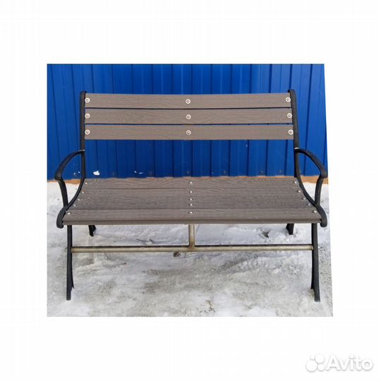 Скамейка чугунная нержавеющая уличная