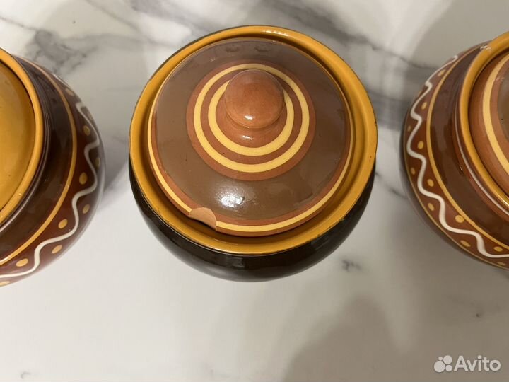 Горшки для запекания 3шт