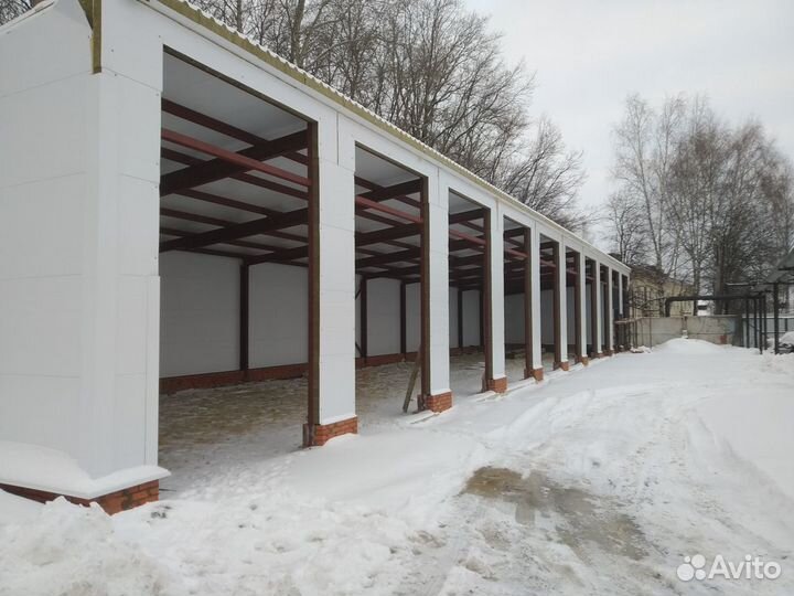 Каркасы и ангары