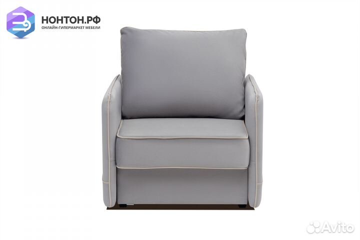 Кресло еврокнижка Энерджи серое