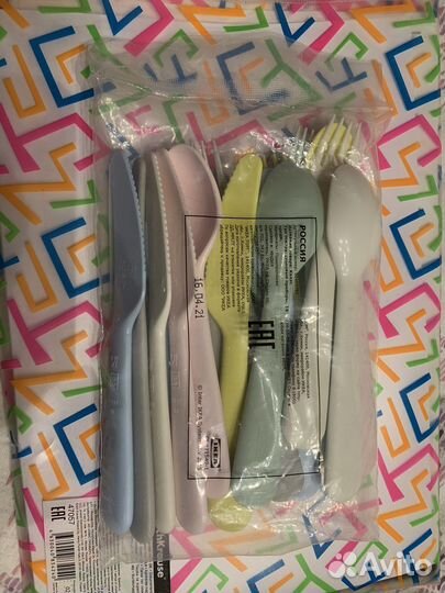 Набор приборов детских икеа Kalas