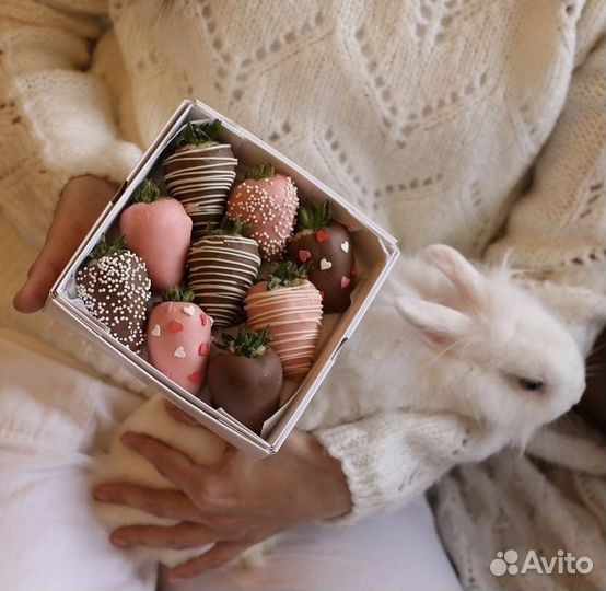 Клубника в шоколаде в коробочке 9