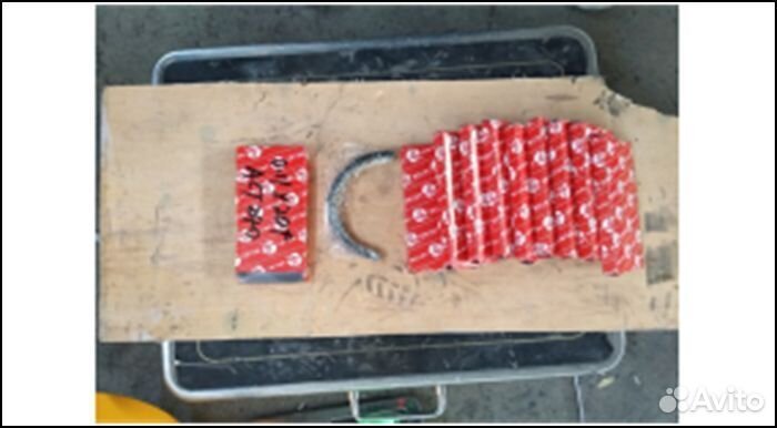 Вкладыши упорные (полукольца коленвала 4 шт) двига