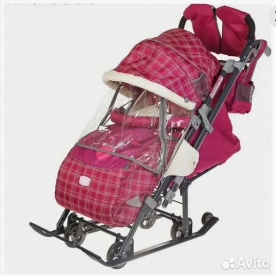 Санки коляска ника 7-4