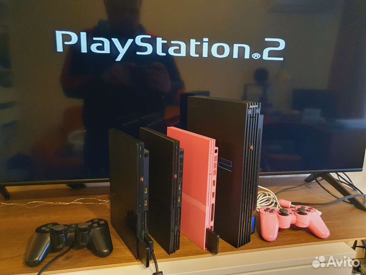 Sony PS2 slim и fat