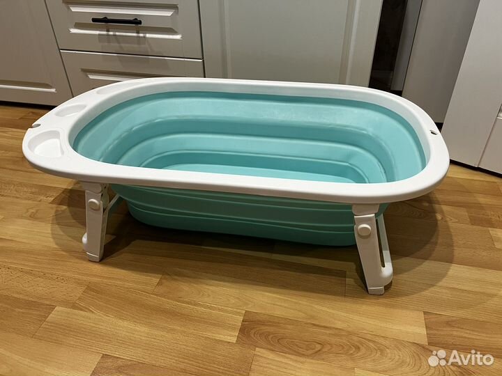 Ванночка для купания складная с матрасиком