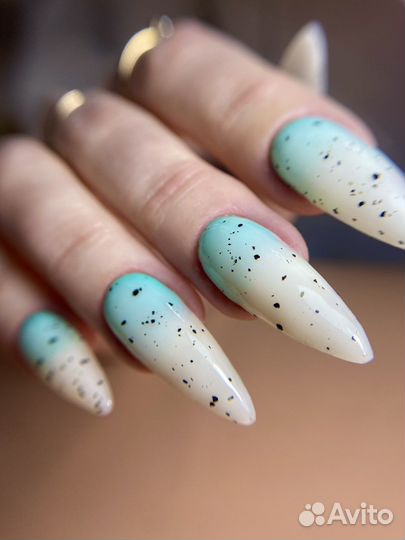 Наращивание гель-лак ногти маникюр коррекция