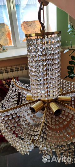 Люстра хрустальная чехия