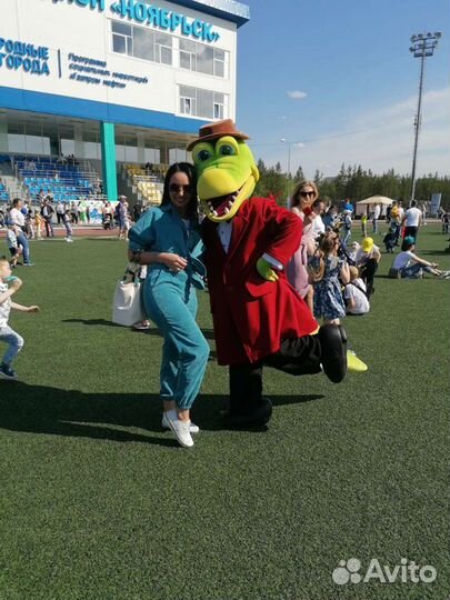 Ростовая кукла Крокодил аниматор на праздник