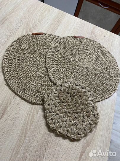 Сервировочная салфетка из джута