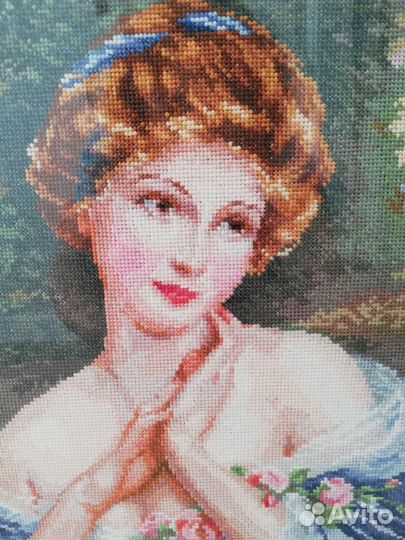 Картина вышивка крестом. Ручная работа