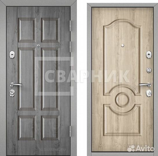 Усиленная входная дверь на заказ. Под ключ