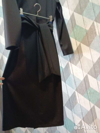 Вечернее платье 48 размер черное